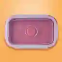 Contenedor  Alimento Plegable Silicona Rojo 800 mL Miniso