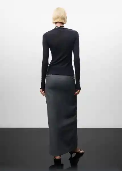 Jersey Biscayne Antracita Talla S Mujer Mango