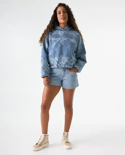 Short Mujer Azul Talla 8 352G003_AZU114604 Americanino