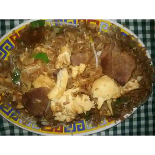 Arroz Solomito y Pollo Picado Pequeño
