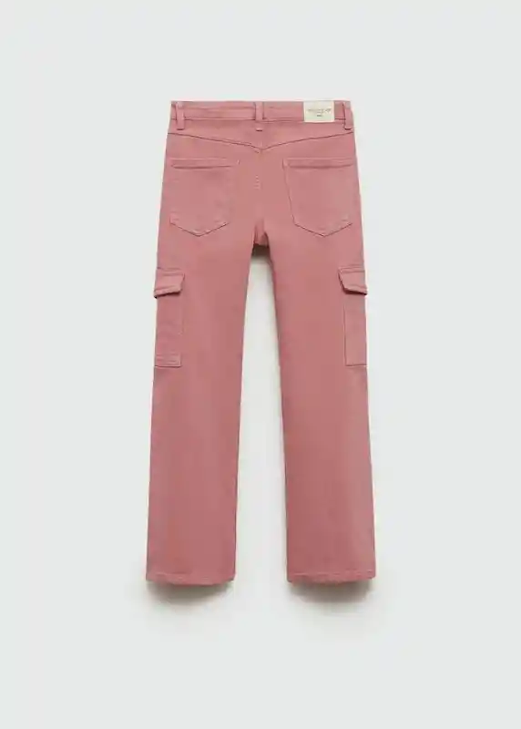 Jean Cargo7 Rosa Talla 11 Niñas Mango