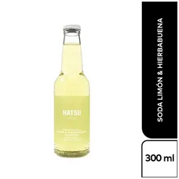 Soda Hatsu Limón Hierbabuena 300ml