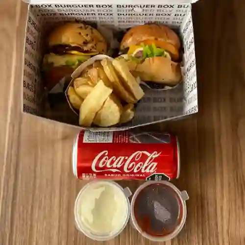 Caja de minihamburguesas x2