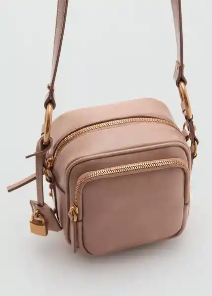 Bolso P Retro Rosa Palo Talla 99 Mujer Mango