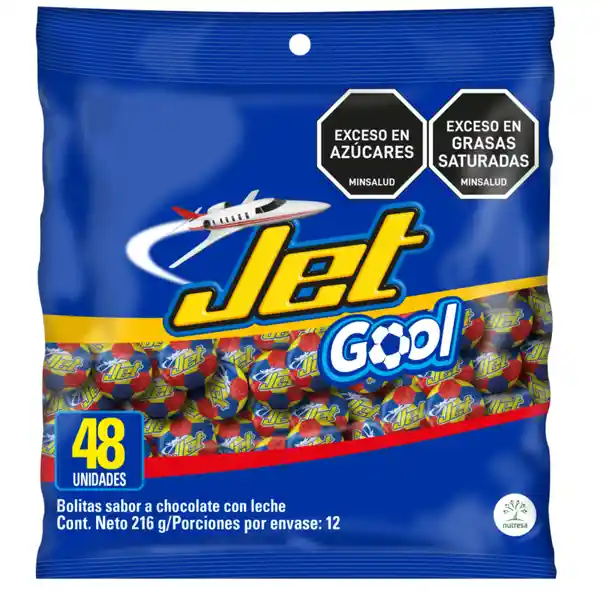 Jet Golosina Gool Baloncitos 4.5 g x 48 Und