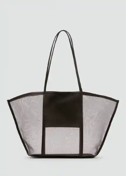 Bolso M Dalsi Chocolate Talla 99 Mujer Mango
