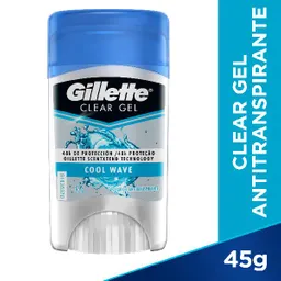Gillette Desodorante en Gel Cool Wave Clear Gel 45 g