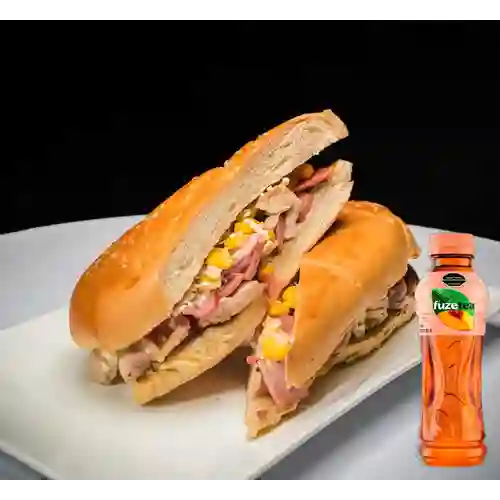 Combo Sandwich Especial + Fuze Tea Durazno 400ML