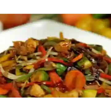 Chop Suey de Cerdo y Res