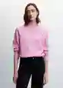 Saco Jersey Zulma Rosa Talla M Mujer Mango