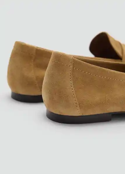 Zapatos Soft Tabaco Talla 37 Mujer Mango
