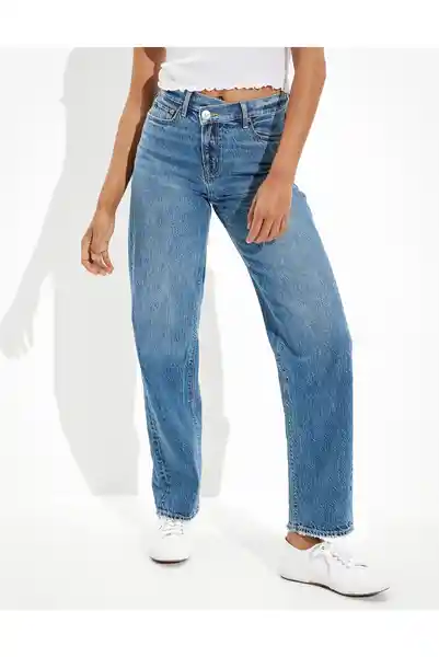 Jean Fashion Mujer Azul Talla 0 REGULAR American Eagle