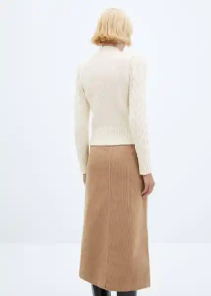 Jersey Arquito Crudo Talla XL Mujer Mango