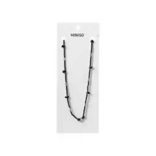 Collar Con Cuencas Mini Serie Dark Miniso
