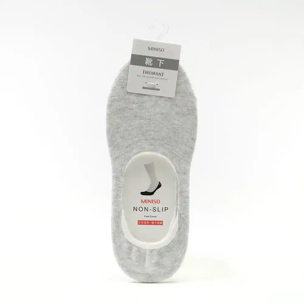 Miniso Calcetines Con Antiderrapante de Pie Para Mujer