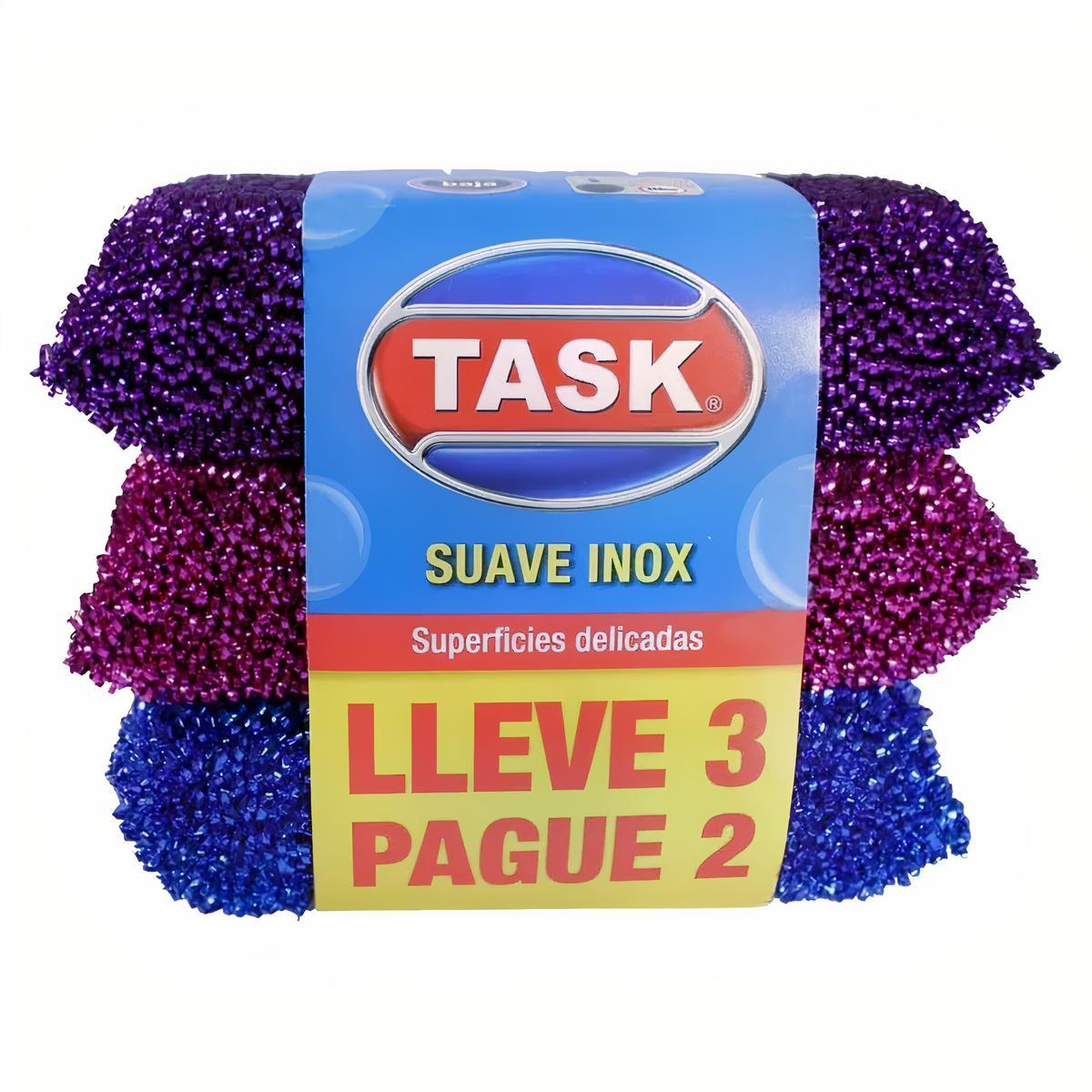 Task Esponjas Suave Inox 3 und