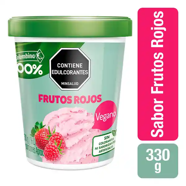 Helado Colombina Frutos Rojos Vegano