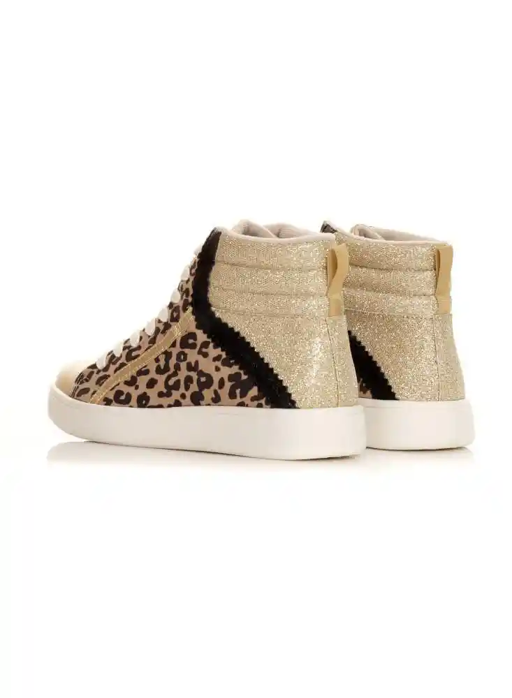 Tenis High Top Animal Print Talla 40