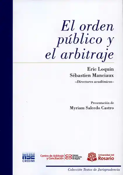 El Orden Público y el Arbitraje - Myriam Salcedo Castro