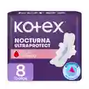 Toalla Higiénicas Kotex Nocturna Ultraprotect 8 Und