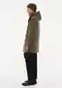 Abrigo Parka Space Khaki Talla L Hombre Mango