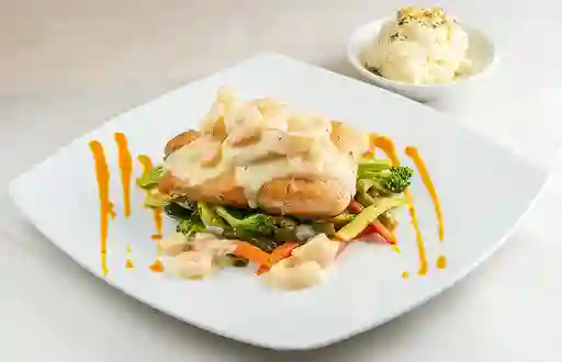 Salmón en Festival de Mariscos