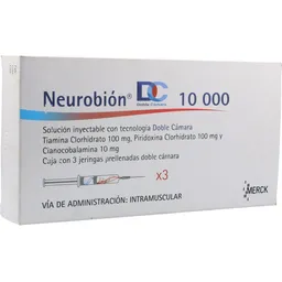 Neurobion DC Vitaminas Del Complejo B (100 mg/100 mg/10 mg)