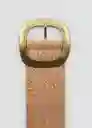 Cinturón Marian Beige Talla S Mujer Mango