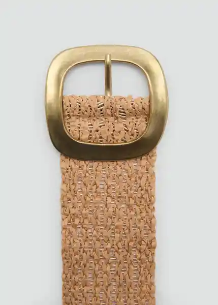 Cinturón Marian Beige Talla S Mujer Mango