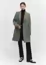 Abrigo Dali Khaki Talla 25 Mujer Mango
