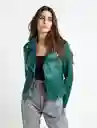 Chaqueta Diamante Mujer Verde Enebro Oscuro Talla S Naf Naf