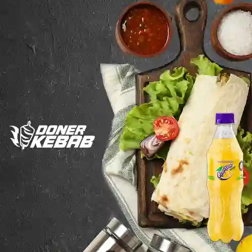 Combo Kebab Sencillo 250 gr + Quatro Original 400ML