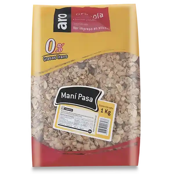 Aro Maní Con Pasas Granola