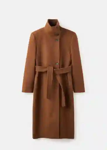 Abrigo Sirenita Camel Talla Xs Mujer Mango