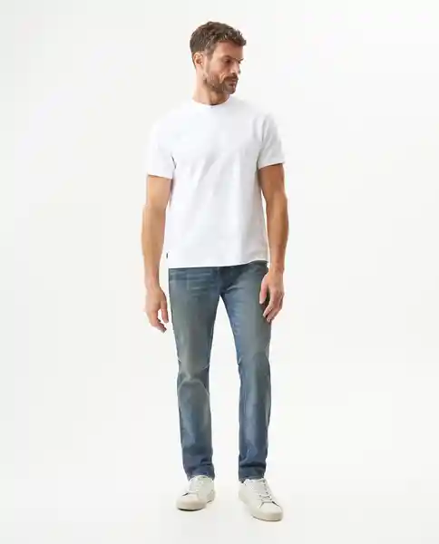 Jean Slim-Morrison Herit Azul Frances Medio 34/32 Chevignon
