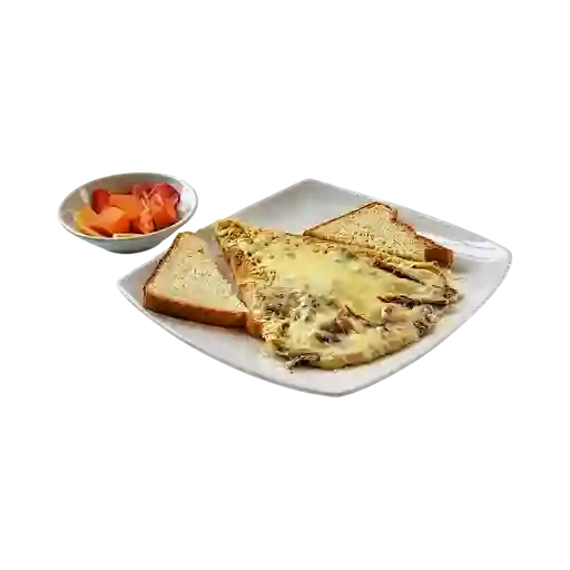 Crepe Mixto con Queso