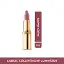 Labial L’Oréal Paris Colour Riche Luminous Saucy Mauve 3 gr