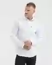 Camisa Carbon Manga Larga Azul Talla M Chevignon