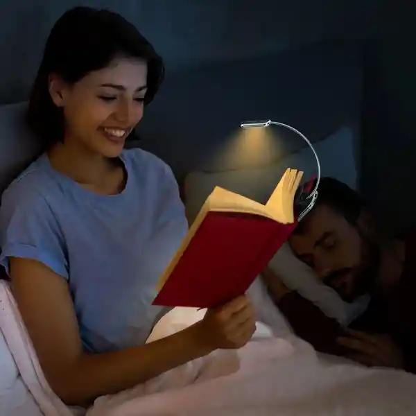 Glocusent Luz de Lectura Usb Posh Negro