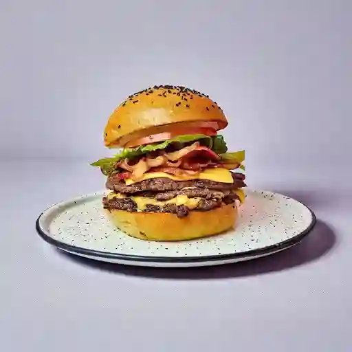 Hamburguesa Triple Bacon Cheese