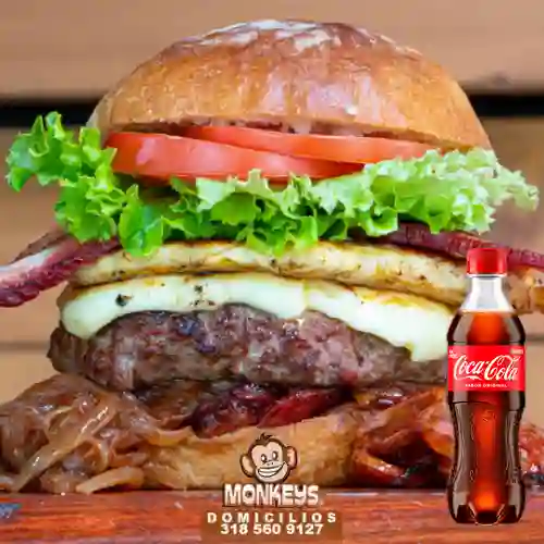 Combo Súper Monkey + Coca Cola Original 400 ml