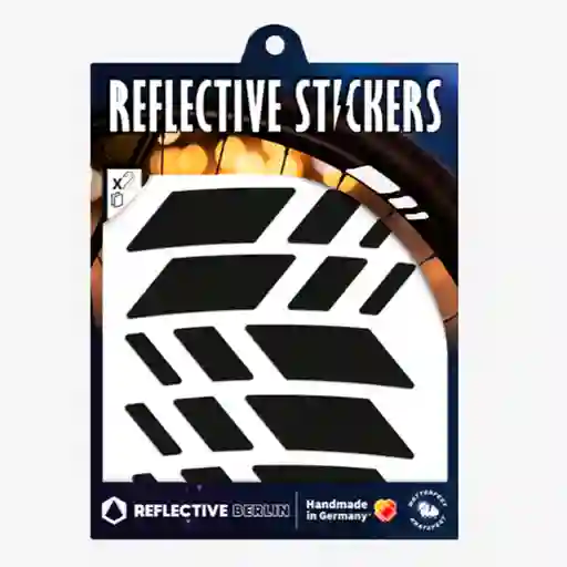 Reflective Berlín Sticker Racer Reflect Negro