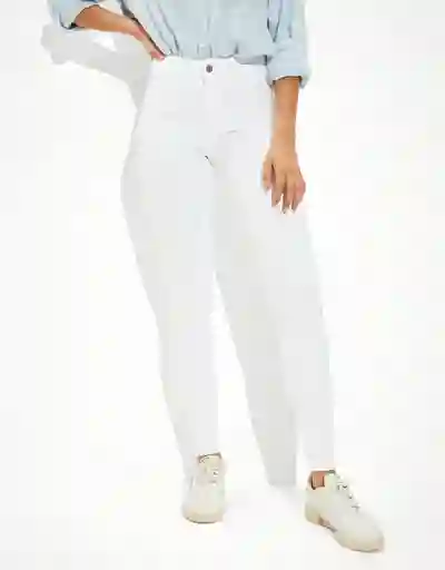 Jean High-rise Jegging Blanco Talla 0 Regular Mujer American Eagle