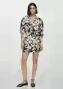 Vestido Ecuador Negro Talla L Mujer Mango