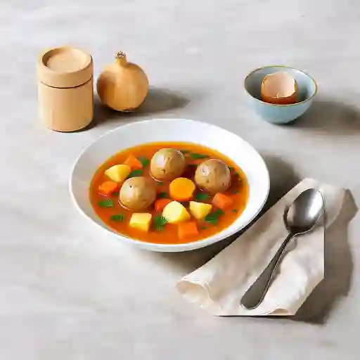 Caldo de Albondiga