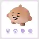 Peluche Baby Acostado Shooky Serie 13 in Bt21 Miniso