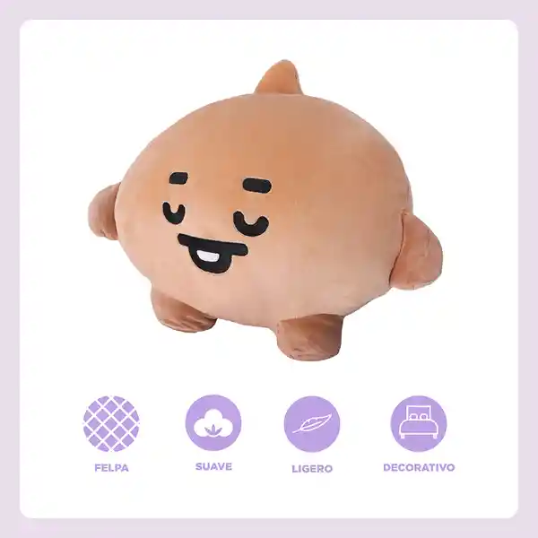 Peluche Baby Acostado Shooky Serie 13 in Bt21 Miniso