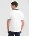 Camiseta Polo Block Fabrics Crudo Prístino Claro L Chevignon