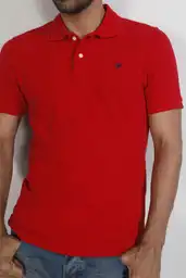 Camiseta Polo Rojo Talla L