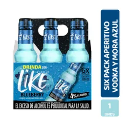 Like Ice Aperitivo Cooler no Vinico Vodka Mora Azul